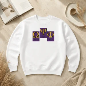 Original Omega PSI PHI Logo Sweater