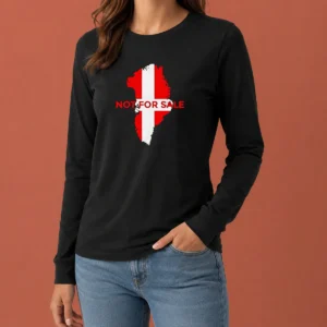 Pretty Nice Top Greenland Not For Sale Map Of Greenland Territory Long Sleeve Shirt