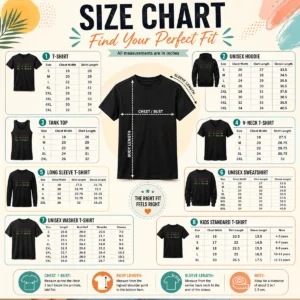 Size chart for Original Time Machine Three Dates Geek with measurements in inches and cm to help choose the right fit