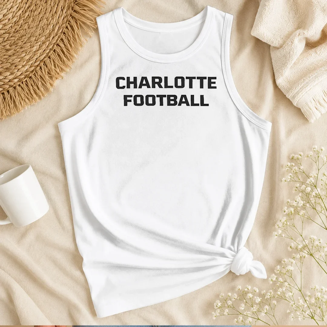 awesome-charlotte-football-ncaa-tank-top Awesome Charlotte Football NCAA Tank Top