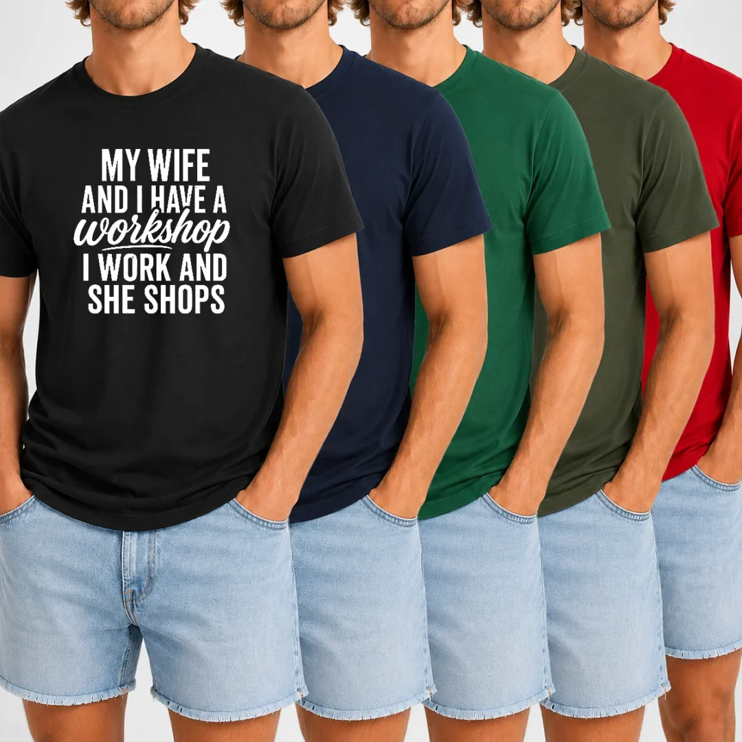 awesome-couple-workshop-my-wife-shops-i-work-t-shirt-1 Awesome Couple Workshop My Wife Shops I Work