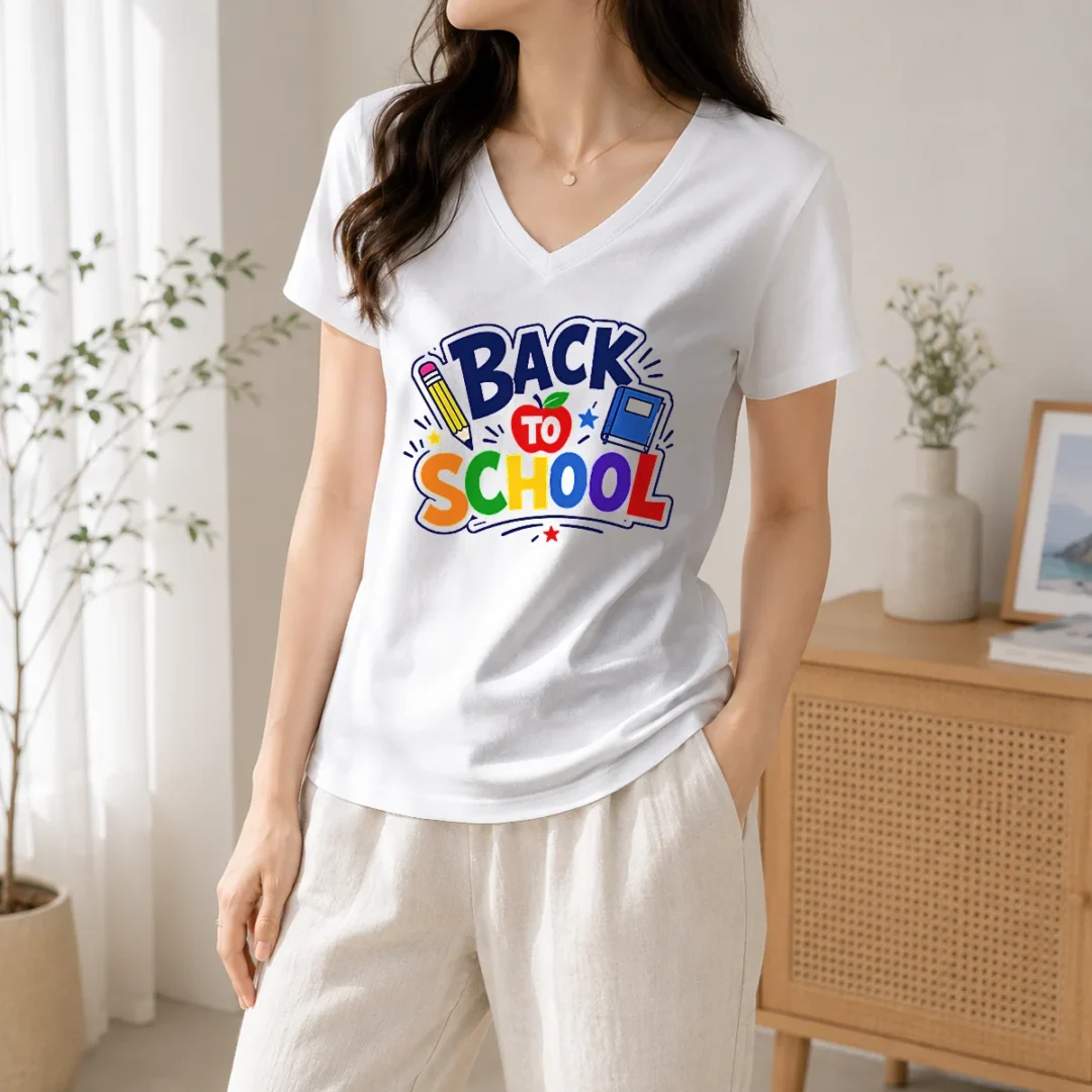 awesome-distressed-grunge-back-to-school-red-blue-v-neck-shirt Awesome Distressed Grunge Back To School Red Blue V-Neck Shirt