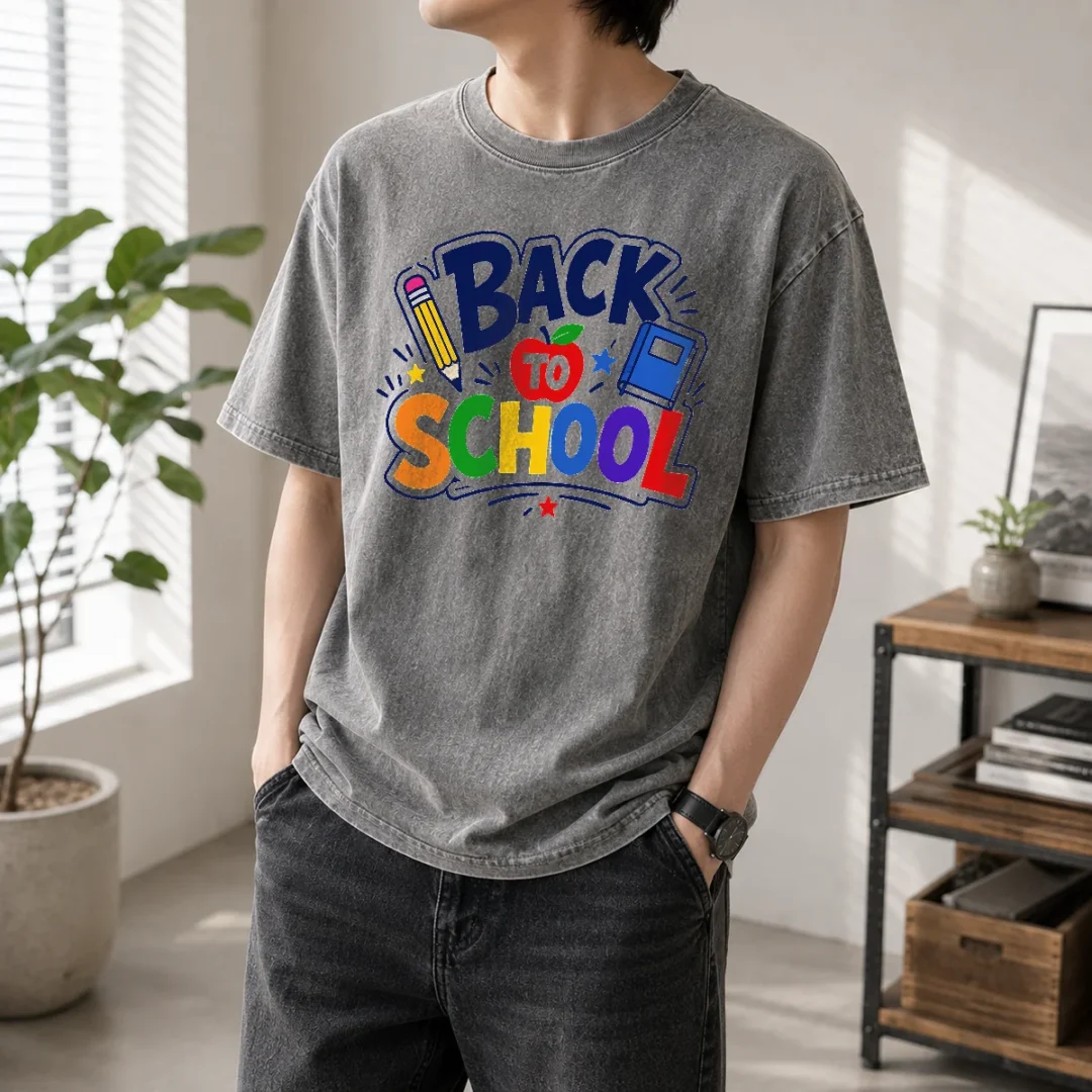 awesome-distressed-grunge-back-to-school-red-blue-washed-t-shirt Awesome Distressed Grunge Back To School Red Blue Shirt - Image 8