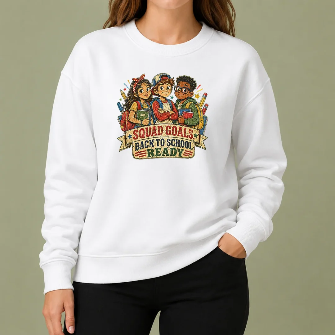 awesome-good-back-to-school-squad-goals-retro-distressed-sweater Awesome Good Back To School Squad Goals Retro Distressed Sweater
