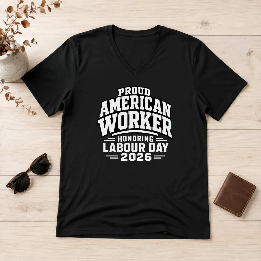 awesome-hot-labour-day-proud-american-worker-silhouette-2-v-neck-shirt Awesome Hot Labour Day Proud American Worker Silhouette (2) V-Neck Shirt