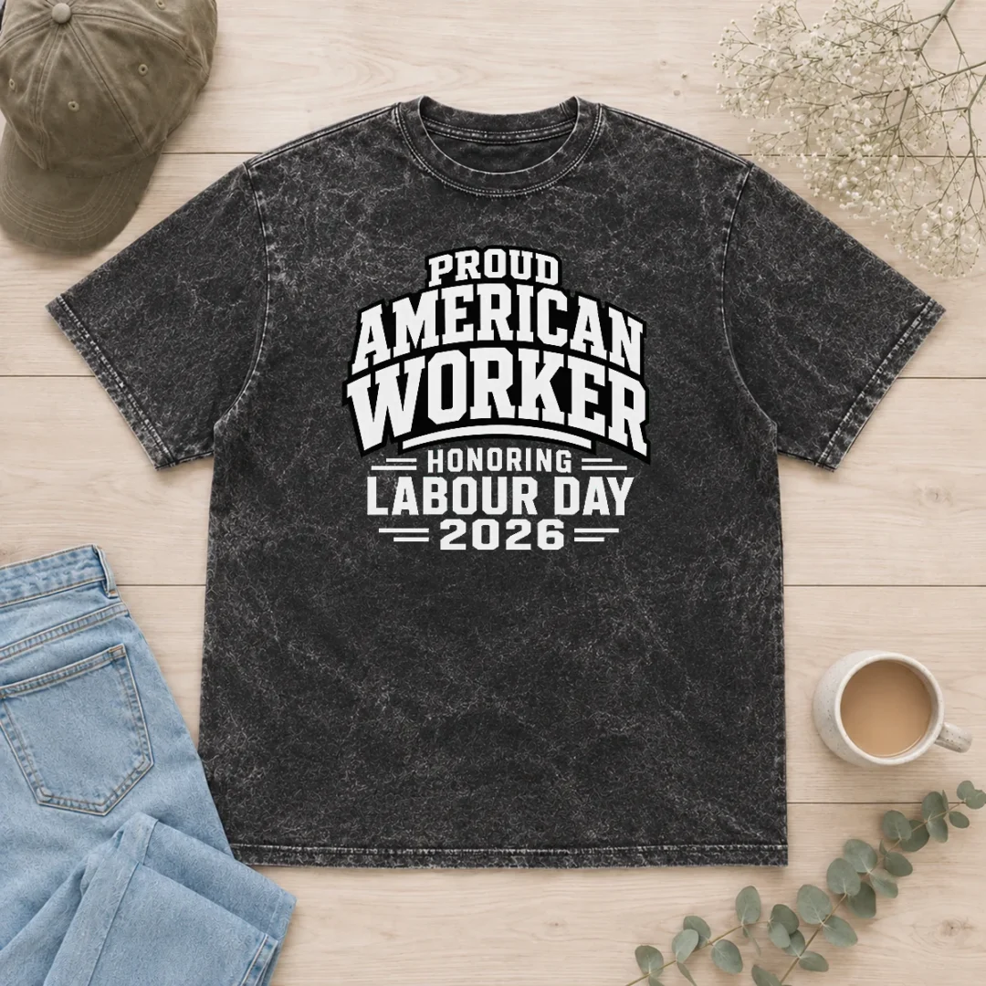 awesome-hot-labour-day-proud-american-worker-silhouette-2-washed-t-shirt Awesome Hot Labour Day Proud American Worker Silhouette (2) Washed T-Shirt