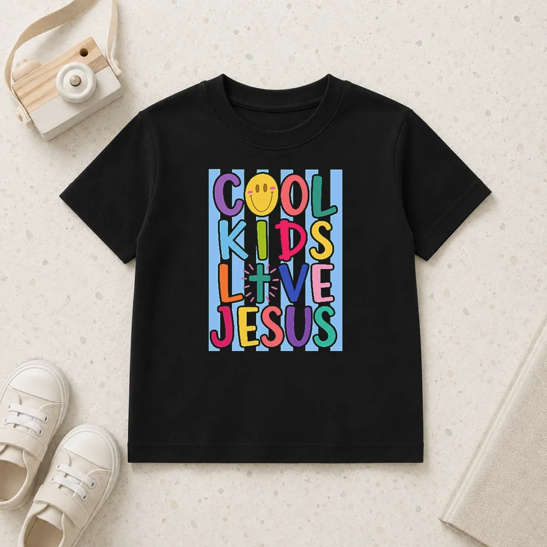 awesome-hot-pretty-cool-kids-love-jesus-kids-t-shirt Awesome Hot Pretty Cool Kids Love Jesus Kids T-Shirt