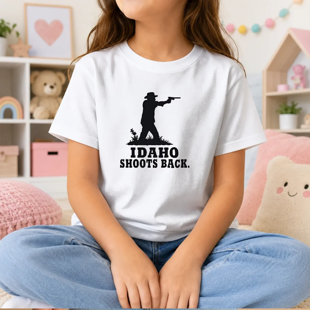 awesome-jordan-salinas-idaho-shoots-back-kids-t-shirt Awesome Jordan Salinas Idaho Shoots Back Kids T-Shirt