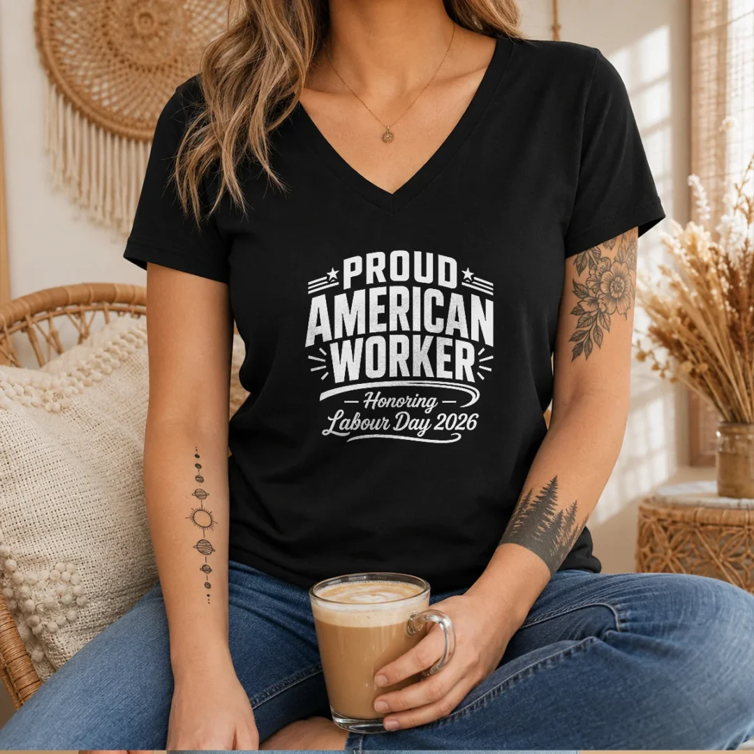 awesome-labour-day-2026-proud-american-worker-line-art-v-neck-shirt Awesome Labour Day 2026 Proud American Worker Line Art V-Neck Shirt