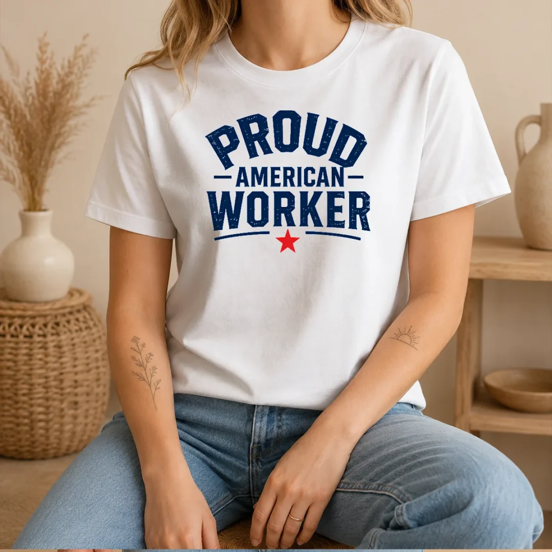 awesome-labour-day-proud-american-worker-minimalist-t-shirt Awesome Labour Day Proud American Worker Minimalist