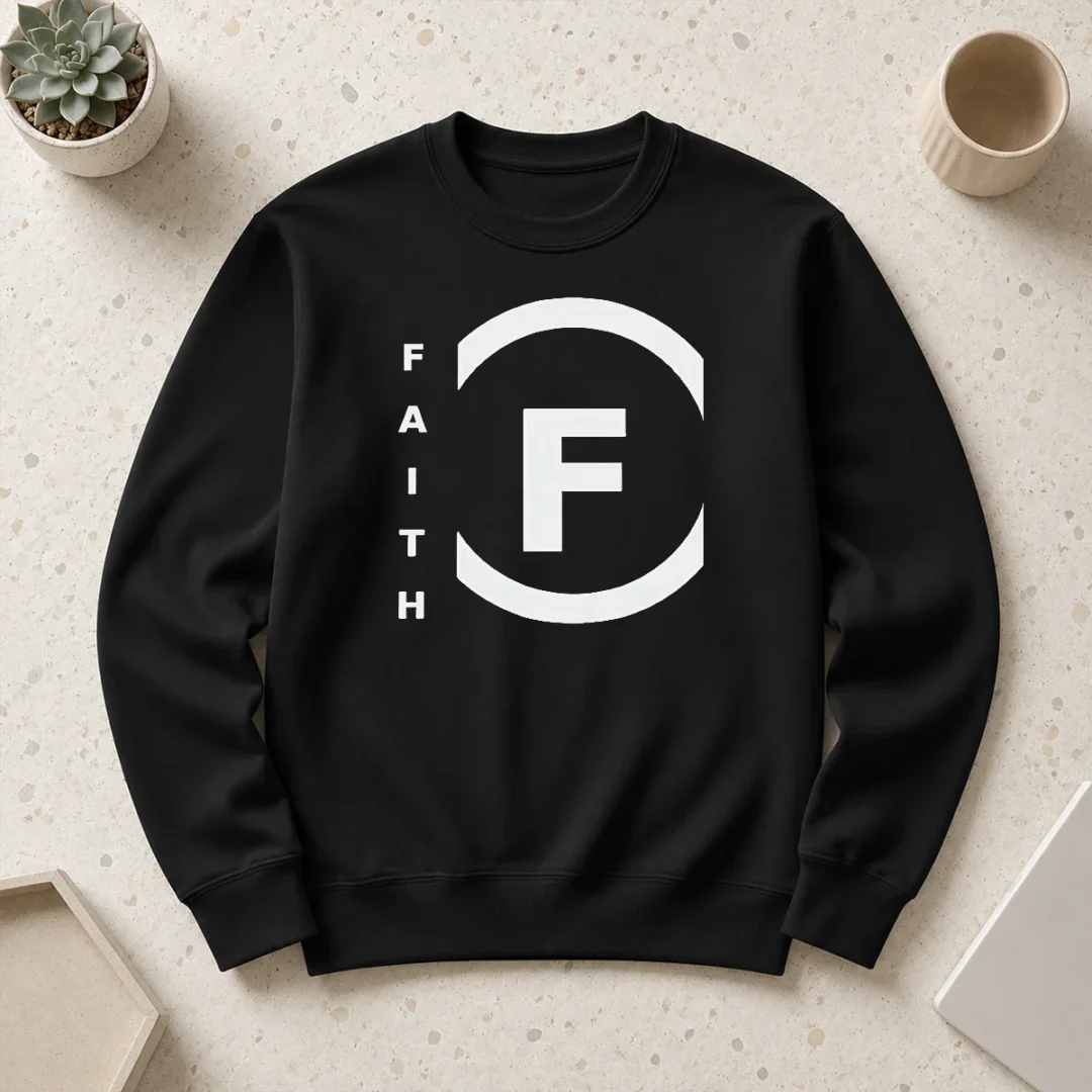 awesome-nice-faith-f-logo-minimalist-sweater Awesome Nice Faith F Logo Minimalist Sweater
