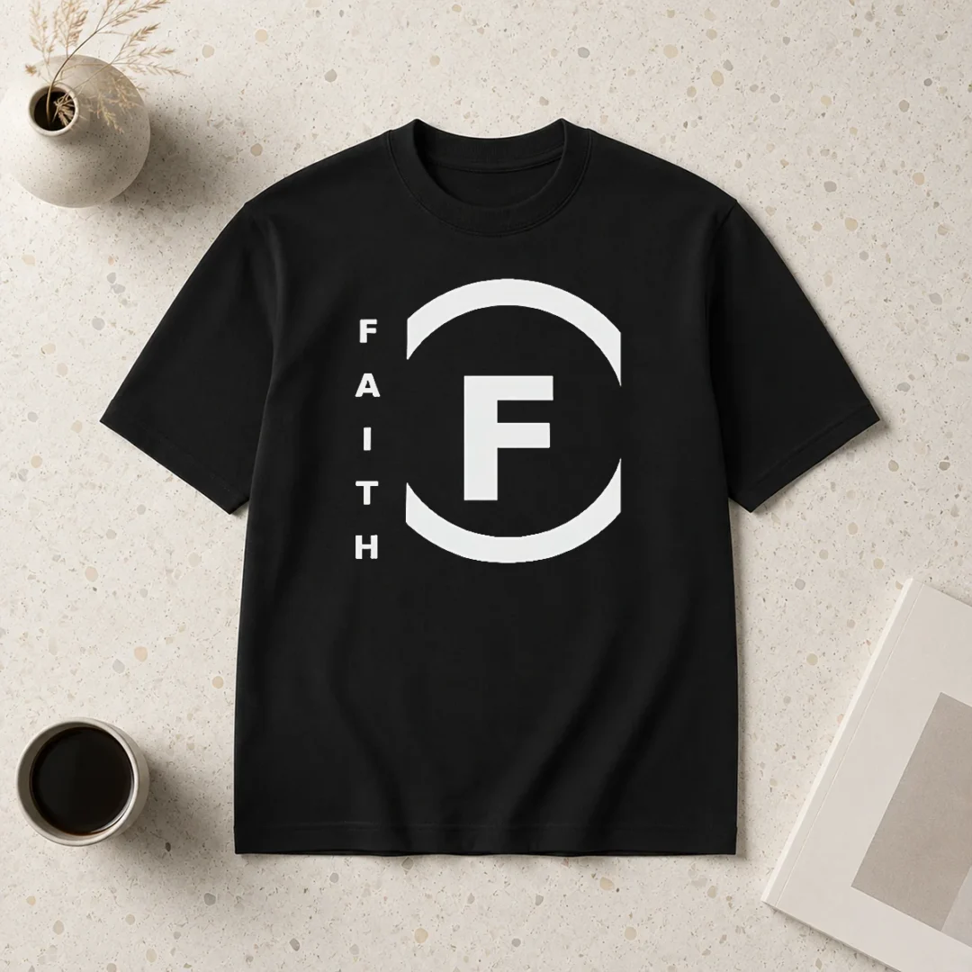 awesome-nice-faith-f-logo-minimalist-t-shirt Awesome Nice Faith F Logo Minimalist