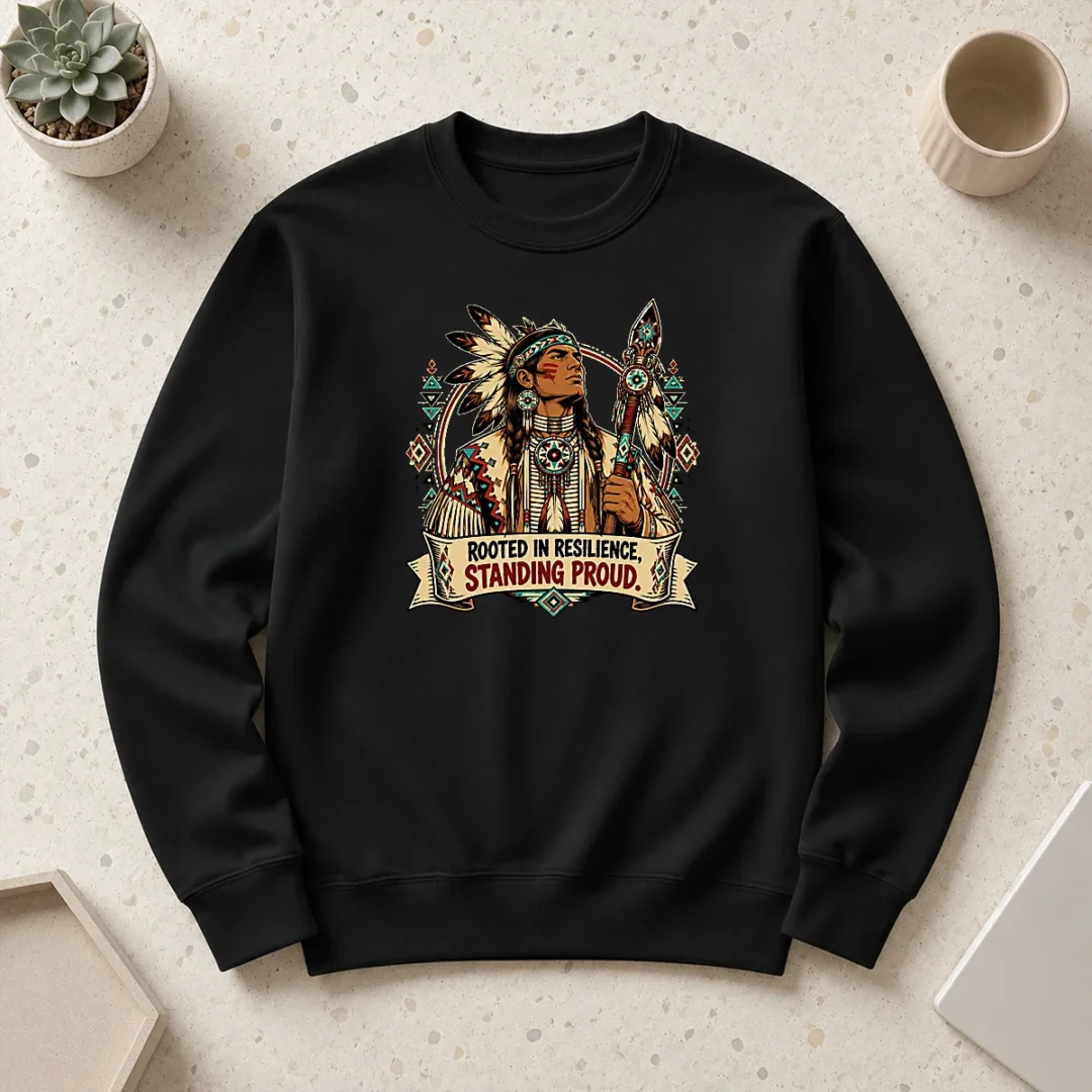 Awesome Original Indigenous Peoples Day Pride Warrior Vector Sweater Awesome Original Indigenous Peoples Day Pride Warrior Vector Sweater