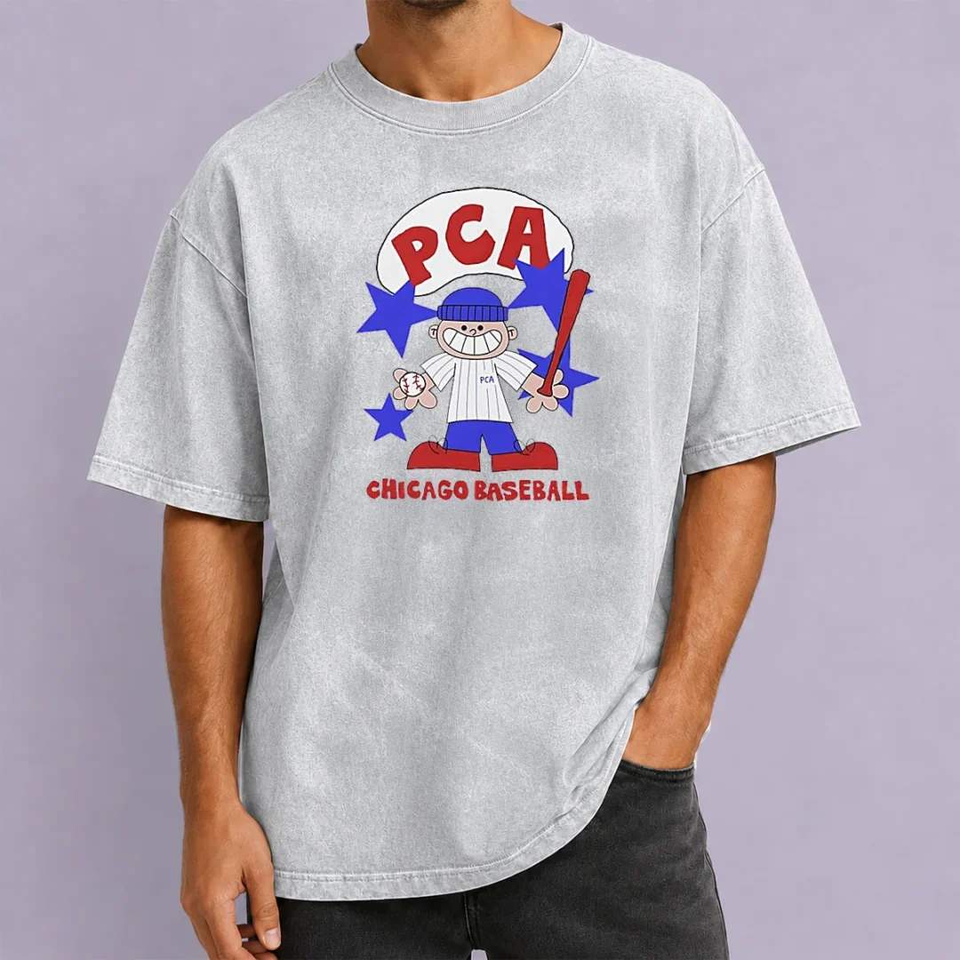 awesome-pca-chicago-baseball-character-shirt-with-pinstripe-uniform-and-baseball-bat-washed-t-shirt Awesome PCA Chicago Baseball Character Shirt With Pinstripe Uniform And Baseball Bat Washed T-Shirt