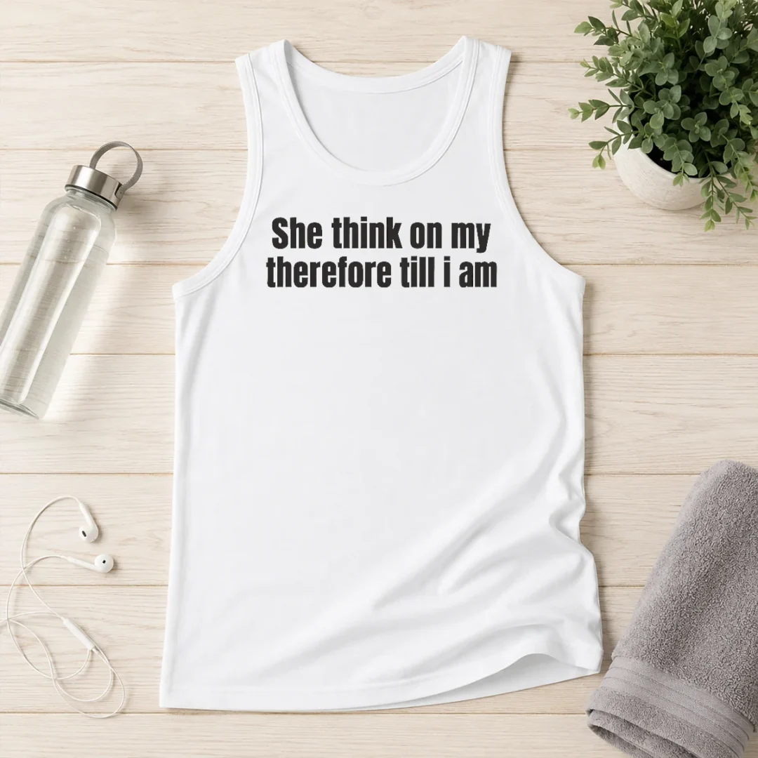 awesome-pretty-she-think-on-my-therefore-till-i-am-philosophical-meme-tank-top Awesome Pretty She Think On My Therefore Till I Am Philosophical Meme Tank Top