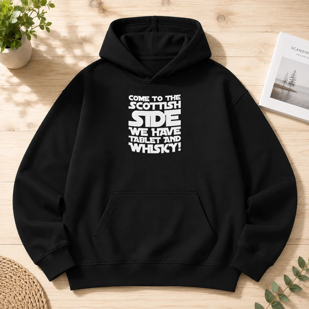 awesome-scottish-gift-come-to-the-scottish-side-we-have-tablet-and-whisky-hoodie Awesome Scottish Gift Come To The Scottish Side We Have Tablet And Whisky Hoodie