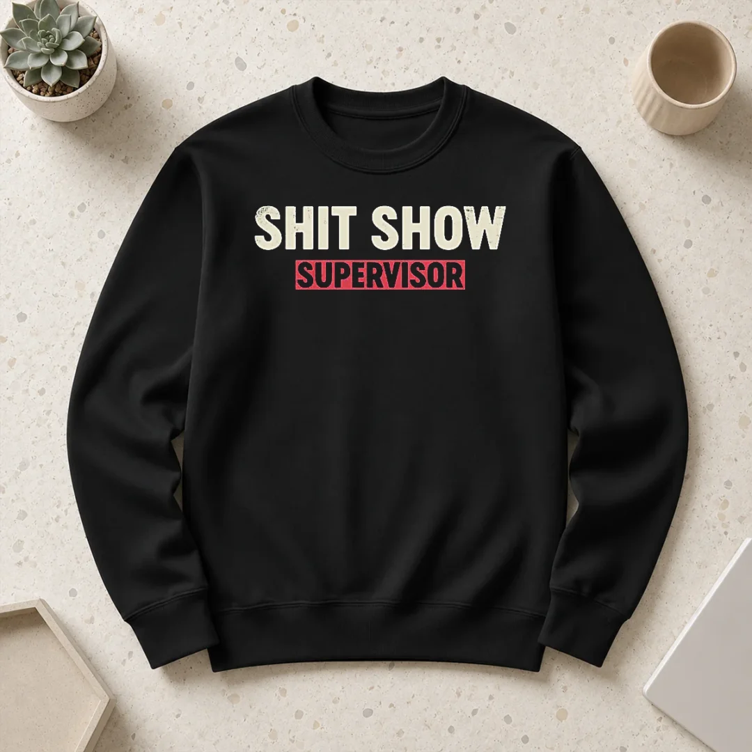 Awesome Shit Show Supervisor Geek Sweater Awesome Shit Show Supervisor Geek Sweater