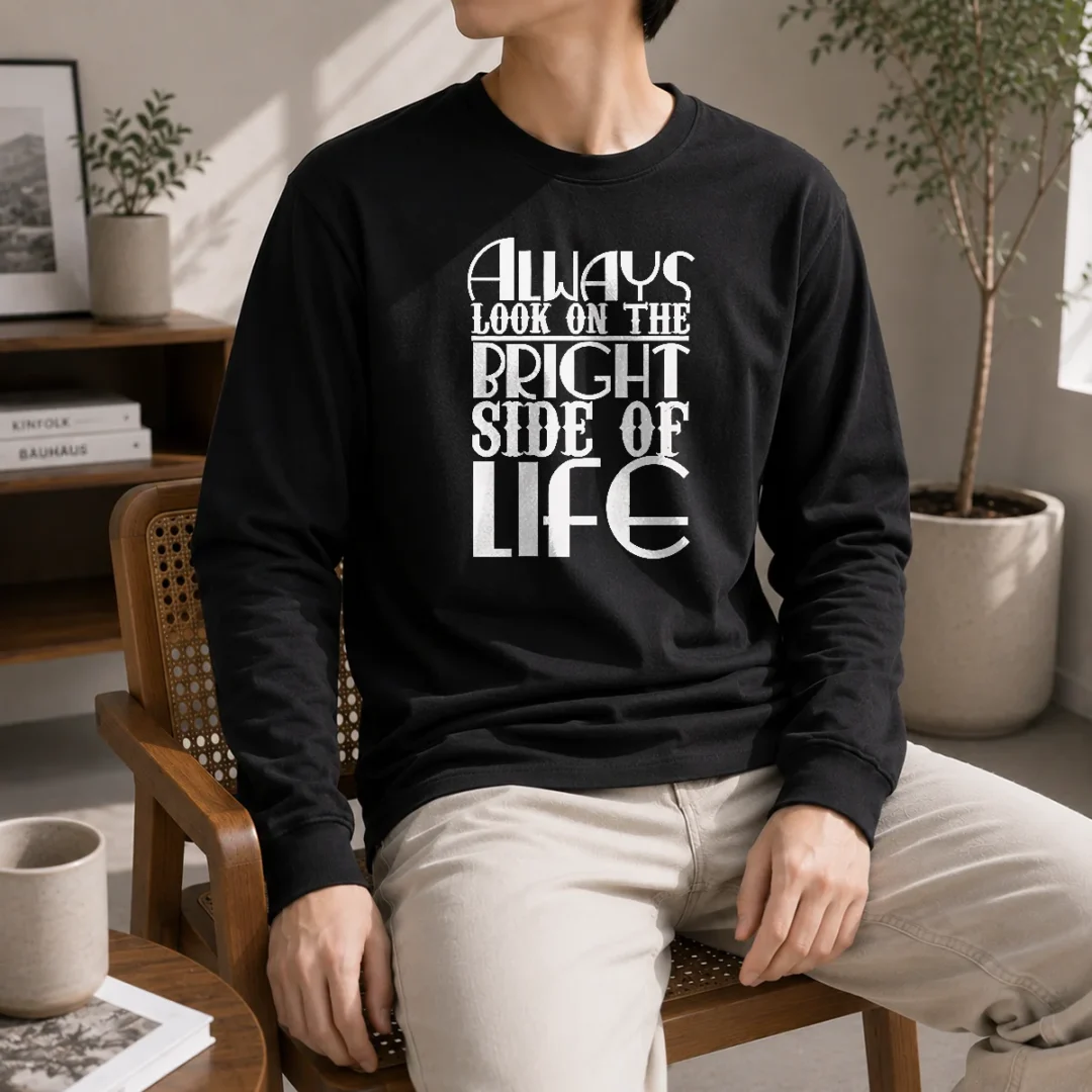 awesome-top-inspirational-quote-always-look-on-the-bright-side-of-life-long-sleeve-shirt Awesome Top Inspirational Quote Always Look On The Bright Side Of Life Long Sleeve Shirt