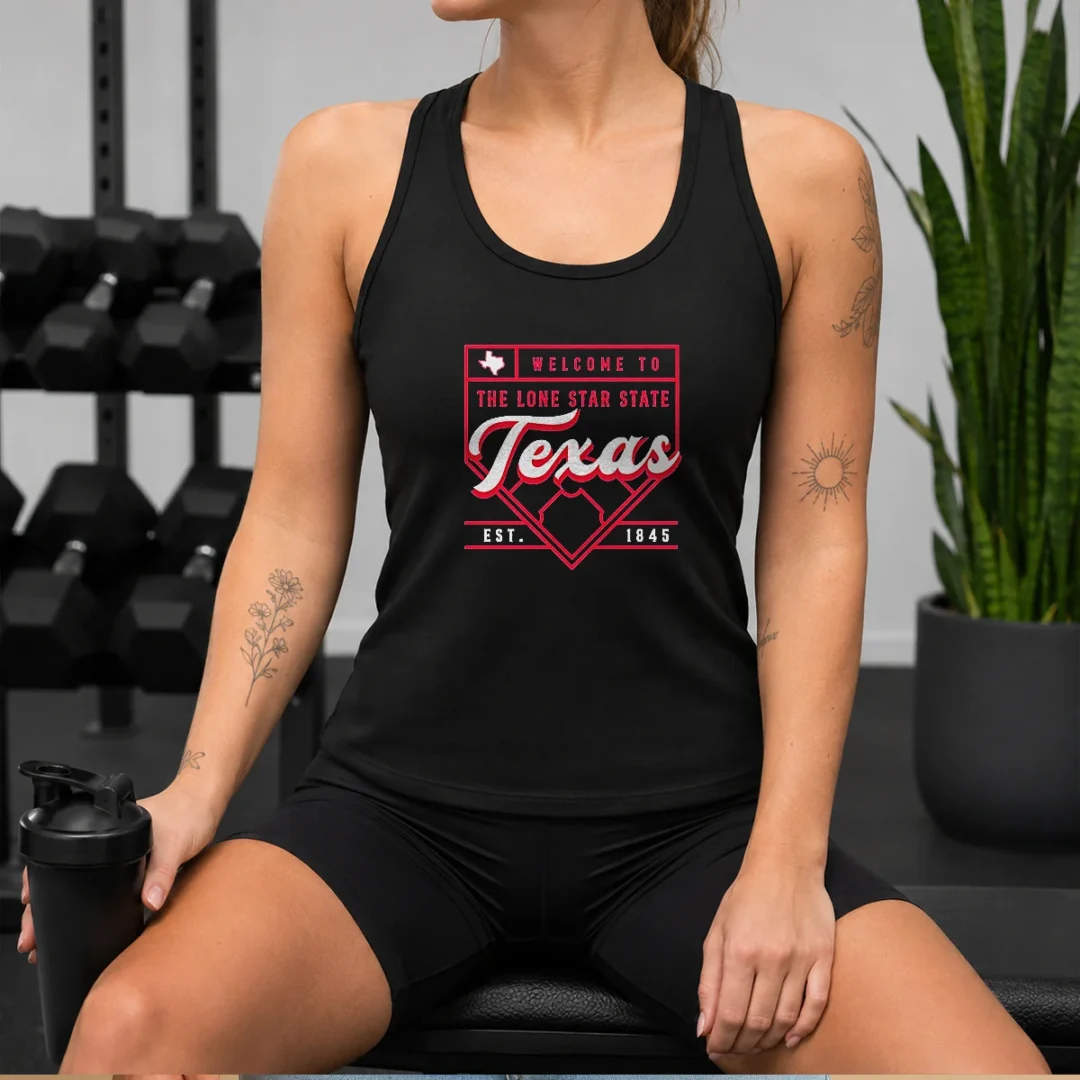 awesome-welcome-to-the-lone-star-state-texas-est-1845-tank-top Awesome Welcome To The Lone Star State Texas Est 1845 Tank Top