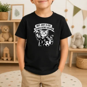 Official Spain Soccer Cat Meme Stencil Kids T-Shirt