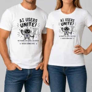 Hot Funny AI Users Unite We We Create We Repeat
