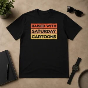 Official Original Raised With Saturday Cartoons