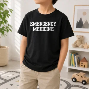 Hot Pretty Emergency Medical Crew Emergency Medicine Kids T-Shirt