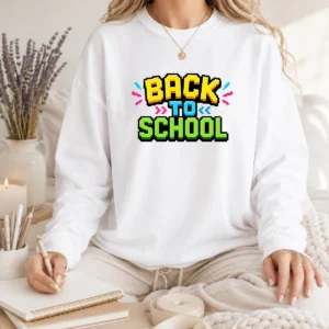 Funny Grunge Paint Splatter Back To School Backpack Pencil Long Sleeve Shirt