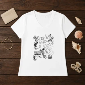 Official Worst Girl In America From The Town Of St Loser Misery Richard We Should Link Later V-Neck Shirt