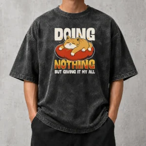 Nice Official Awesome Giving It My All Washed T-Shirt
