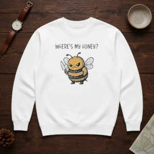 Premium Where'S My Honey Angry Bee With A Knife Sweater