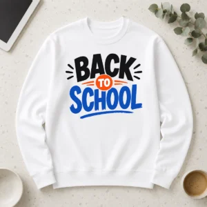 Funny Pretty Hand Drawn Sketch Back To School Backpack Pencil Long Sleeve Shirt