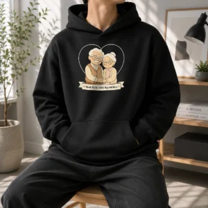 Nice Hot Grandparents Day Thank You Gift Minimalist Hoodie