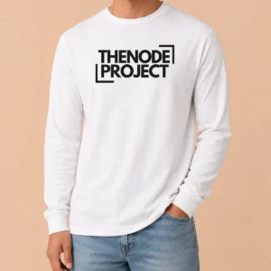Pretty Original The Node Project Branding Long Sleeve Shirt
