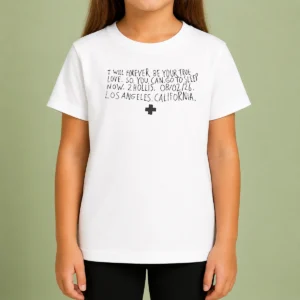 Awesome Official 2hollis I Will Forever Be Your True Love Los Angeles California Kids T-Shirt