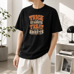 Premium Funny Halloween Trick On The Streets Treat In The Sheets