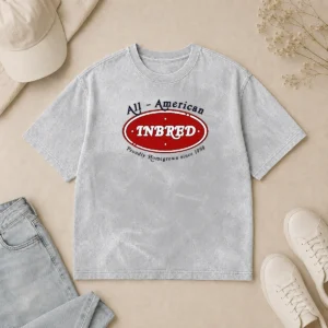 Official Premium All American Inbred Proudly Homegrown Since 1998 Washed T-Shirt