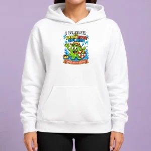 Pretty Nice Brain Biter Splash Pixel Survival Hoodie