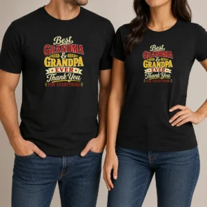 Original Grandparents Day Best Grandma Grandpa Typography