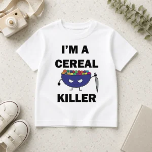 Nice Good I'M A Cereal Killer Kids T-Shirt