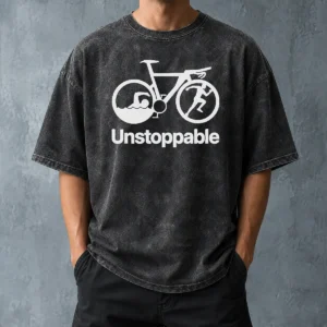 Nice Unstoppable Triathlon Washed T-Shirt