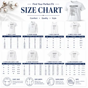 Size chart for Hot Nice Gen Defined 45 60 Years Old with measurements in inches and cm to help choose the right fit