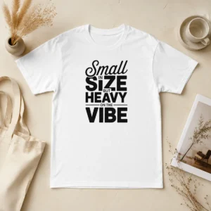 Pretty Good Small In Size But Heavy On The Vibe Funny Quote