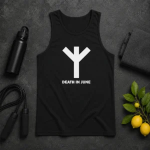 Premium Death In June Logo Neofolk Douglas Pearce Tank Top