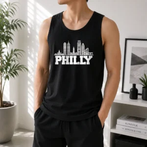 Good Top Philly Skyline Apparel Philadelphia City Silhouette Tank Top