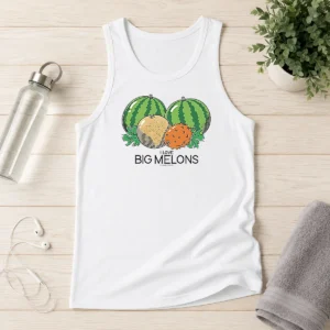 Awesome Original Watermelon Cantaloupe Kiwano Fruit I Love Big Melons Threadheads Studios Tank Top
