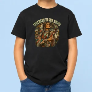 Happy Awesome Indigenous Peoples Day Vintage Pride Kids T-Shirt