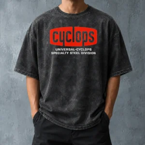 Pretty Universal Cyclops Specialty Steel Division Logo Washed T-Shirt