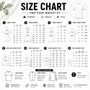 Size chart for Awesome Stefanie Dolson Trans Rights Are Human Rights with measurements in inches and cm to help choose the right fit