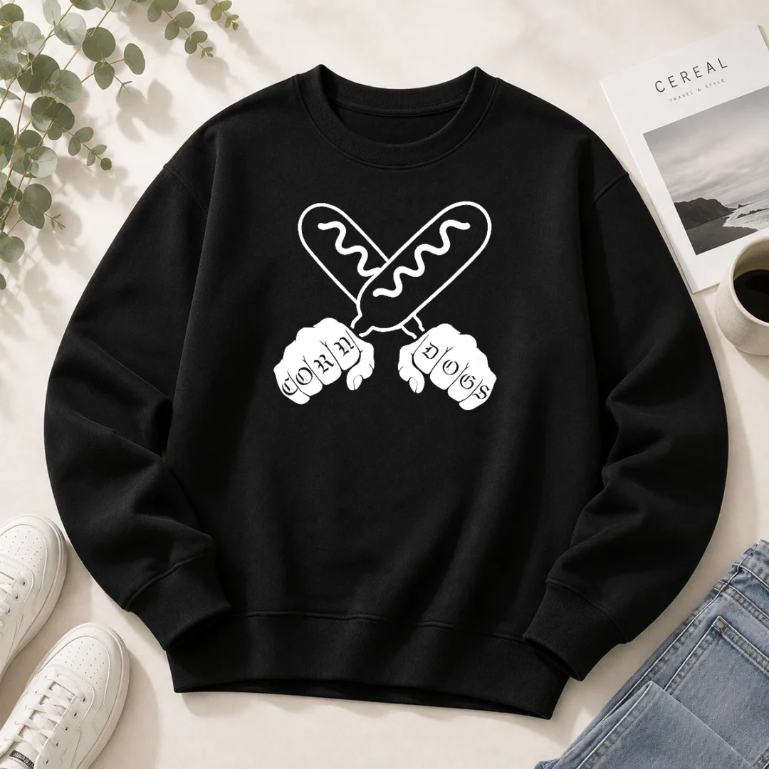 funny-corndog-knuckles-hotdog-sweater Funny Corndog Knuckles Hotdog Sweater